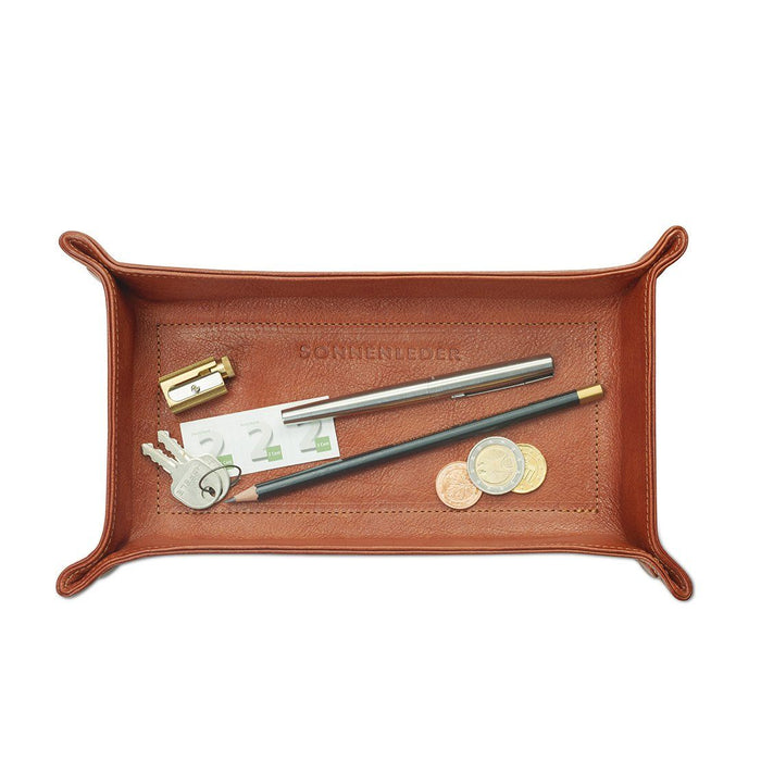 Sonnenleder “Stifteschale” Large Leather Tray Leather Travel Tray Sonnenleder 