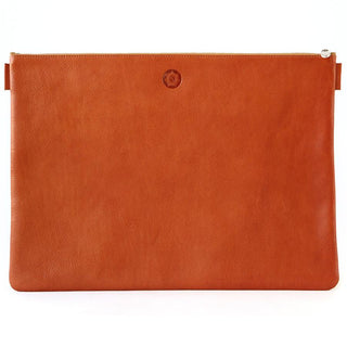 Sonnenleder "Rilke" Vegetable Tanned XL Leather Document Pouch, Natural Leather Document Pouch Sonnenleder 