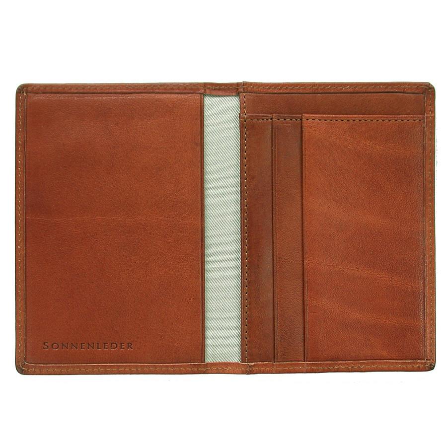 Sonnenleder "Inn" Vegetable Tanned Leather Card Case Leather Wallet Sonnenleder Natural 
