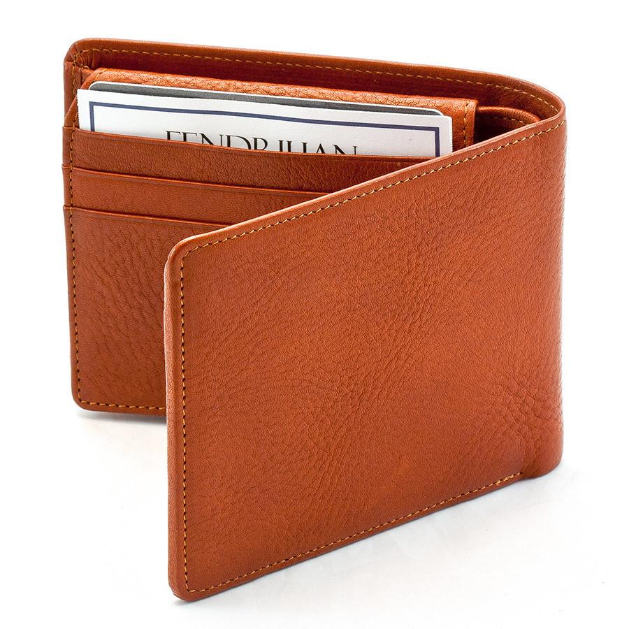 Sonnenleder "Lech" Vegetable Tanned Leather Wallet with 8 CC Slots and Coin Pocket, Natural Leather Wallet Sonnenleder 