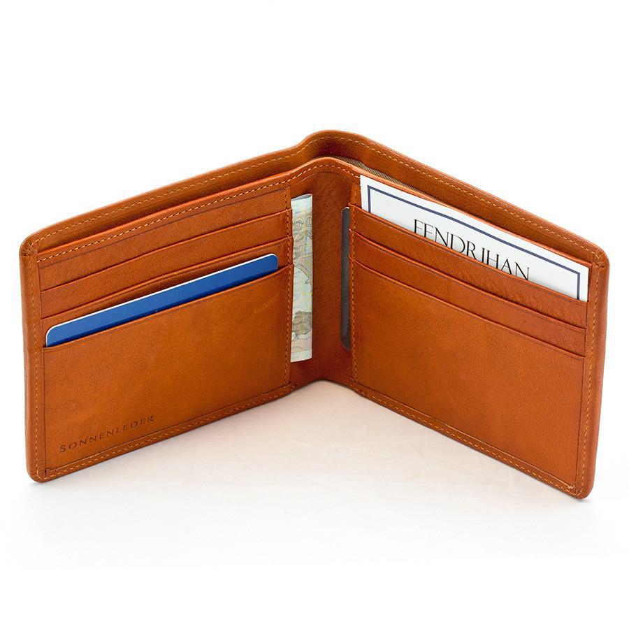 Sonnenleder "Ems" Vegetable Tanned Leather Wallet with 6 CC Slots Leather Wallet Sonnenleder 