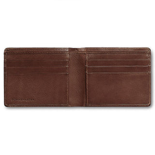Sonnenleder "Ems" Vegetable Tanned Leather Wallet with 6 CC Slots Leather Wallet Sonnenleder Mocha Brown 
