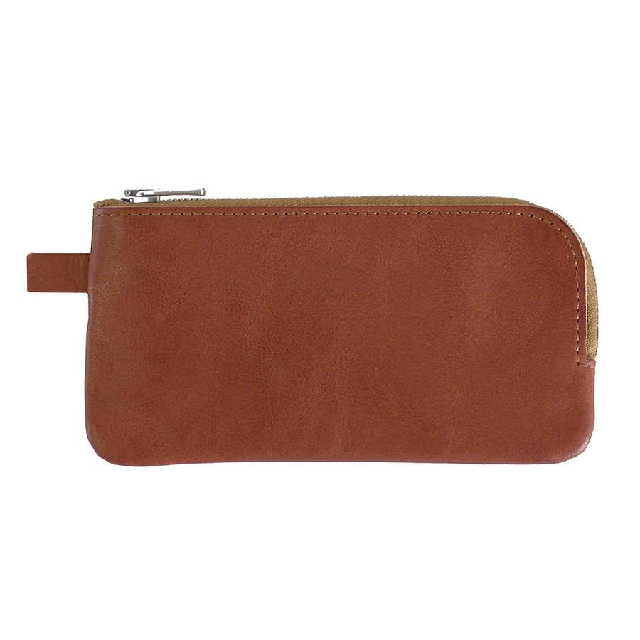 Sonnenleder "Mozart A" Vegetable Tanned Leather Key Case, Natural Valet Key Case Sonnenleder 