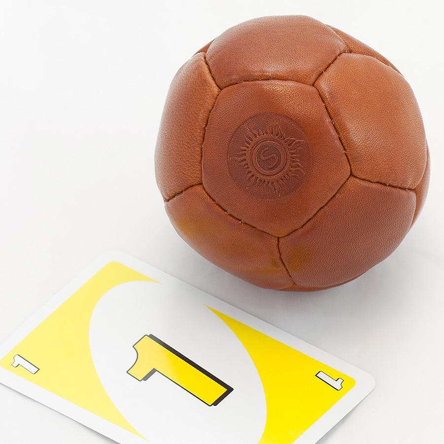 Sonnenleder "Rivel" Vegetable Tanned Leather Juggling Ball, Natural Leather Juggling Ball Sonnenleder 