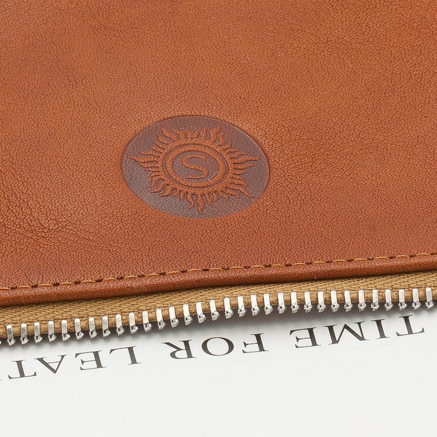 Sonnenleder "Weill" Vegetable Tanned Leather Bank Pouch Leather Bank Pouch Sonnenleder 