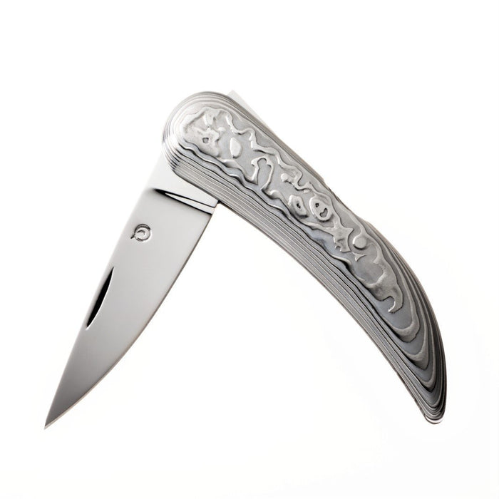 Suwada Damascus Folding Knife Pocket Knife Suwada 