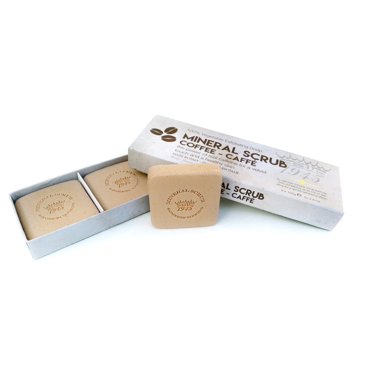 Saponificio Varesino Mineral Scrub - Soap Gift Set Body Soap Saponificio Varesino Coffee 