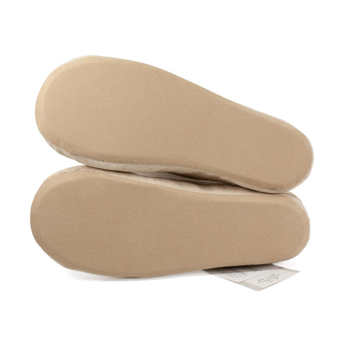 Sasawashi Room Shoes, Beige Spa Slippers Sasawashi 