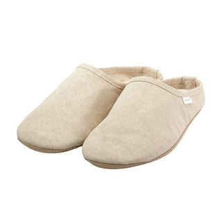Sasawashi Room Shoes, Beige Spa Slippers Sasawashi 