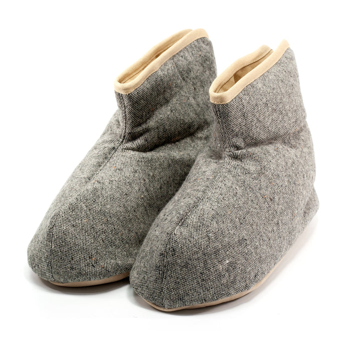 Sasawashi Wool Room Boots, Grey Spa Slippers Sasawashi 