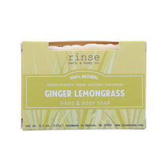 Rinse Bath & Body Co. Handmade Soap Body Soap Rinse Bath & Body Co Ginger Lemongrass Soap 