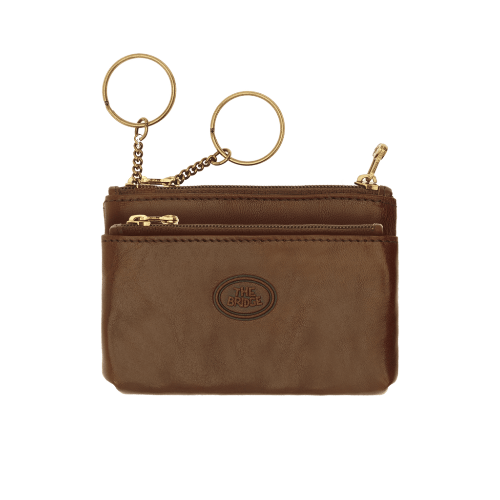 The Bridge Story Uomo Double Ring Key Case Key Case The Bridge Brown 