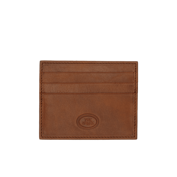 The Bridge Story Uomo Credit Card Holder Leather Wallet The Bridge Brown 