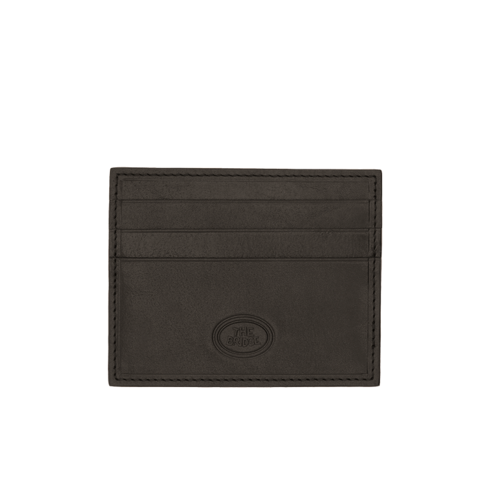 The Bridge Story Uomo Credit Card Holder Leather Wallet The Bridge Black 