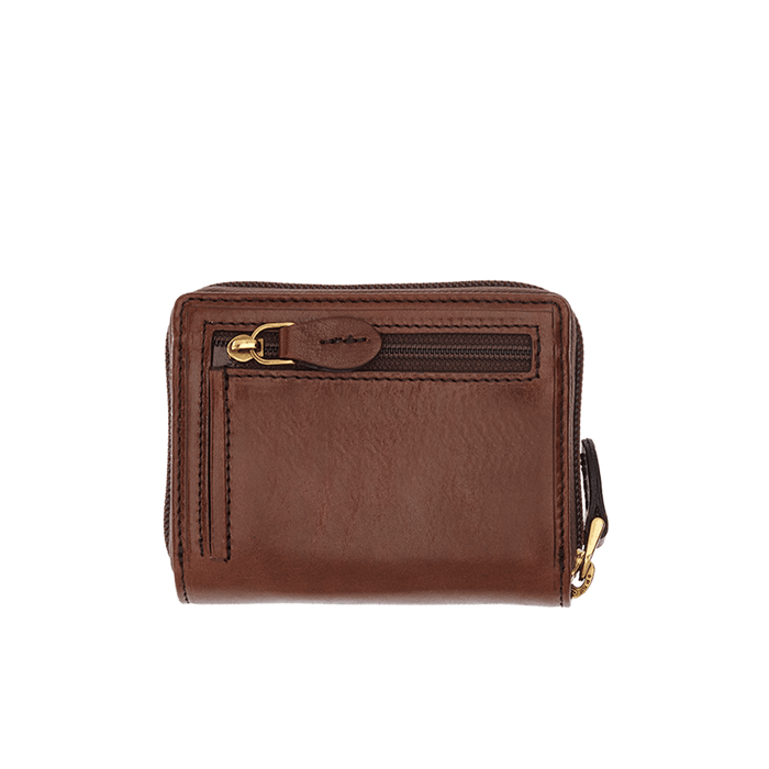 The Bridge Story Uomo Zipped Credit Card Holder with Coin Case Leather Wallet The Bridge 