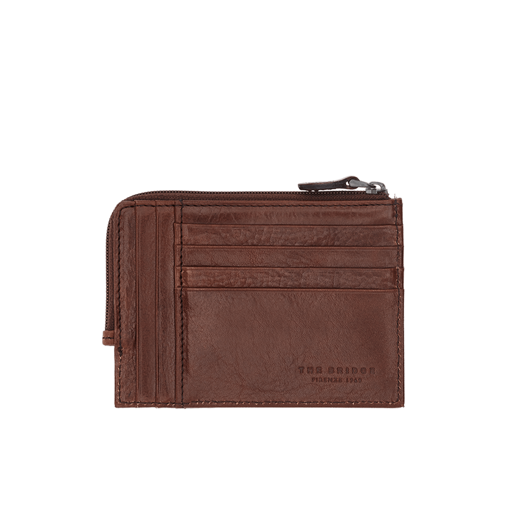 The Bridge Kallio Document Holder with 8 CC Slots and Coin Pouch Leather Wallet The Bridge 