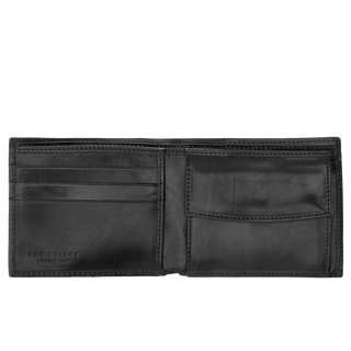 The Bridge Story Uomo Men's Wallet with 3 CC Slots and Coin Purse Leather Wallet The Bridge Black 