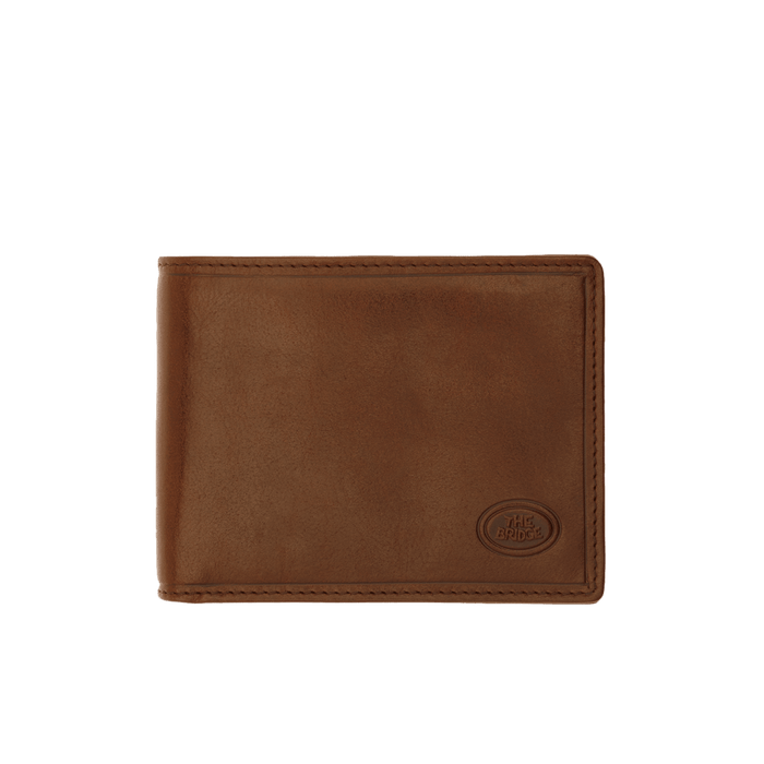 The Bridge Story Uomo Wallet with Coin Pocket and 5 CC Slots Leather Wallet The Bridge 