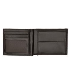 The Bridge Story Uomo Men's Wallet with 8 CC Slots and Coin Pouch Leather Wallet The Bridge Black 