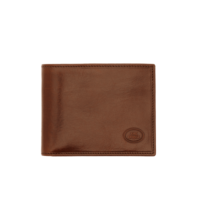 The Bridge Story Uomo Wallet with 5 CC Slots and Coin Pouch Leather Wallet The Bridge 