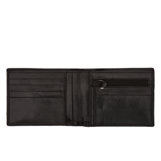 The Bridge Story Uomo Wallet with 5 CC Slots and Coin Pouch Leather Wallet The Bridge Black 
