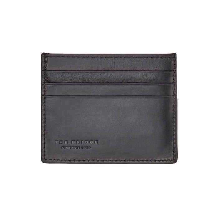 The Bridge Alberto Credit Card Holder with 8 CC Slots Leather Wallet The Bridge 