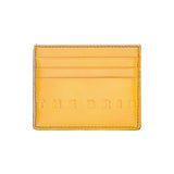 The Bridge Alberto Credit Card Holder with 8 CC Slots Leather Wallet The Bridge Mustard 