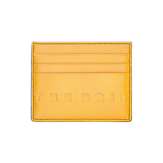 The Bridge Alberto Credit Card Holder with 8 CC Slots Leather Wallet The Bridge Mustard 