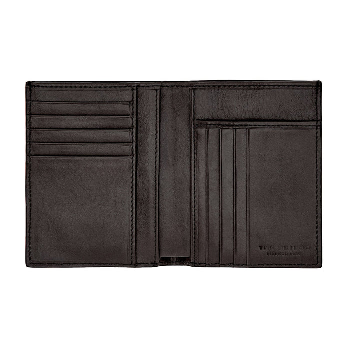 The Bridge Alberto Men's Wallet with 9 CC Slots Leather Wallet The Bridge Black 