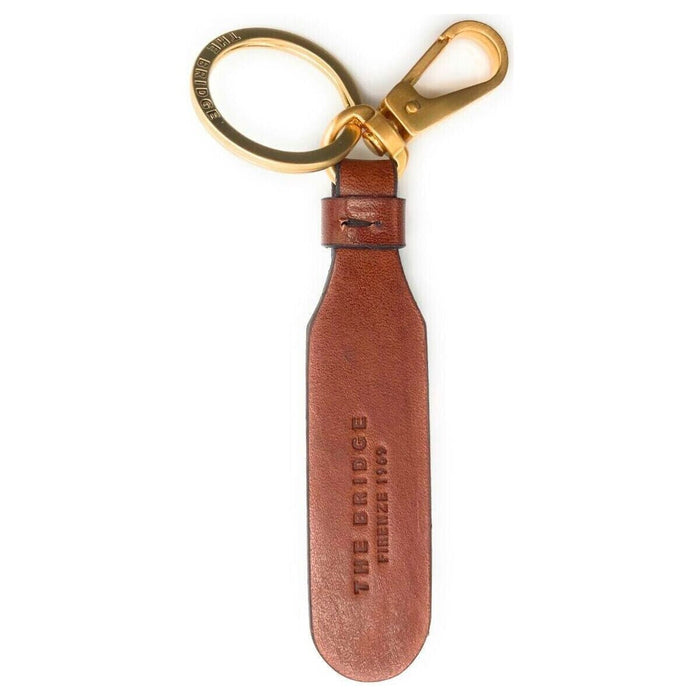 The Bridge Leather Key Ring with Mini Carabiner Hook Key Case The Bridge 
