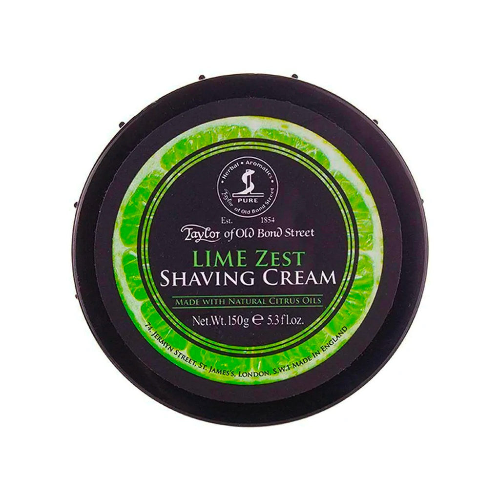 Taylor of Old Bond Street Shaving Cream Bowl, Lime Zest Shaving Cream Taylor of Old Bond Street 