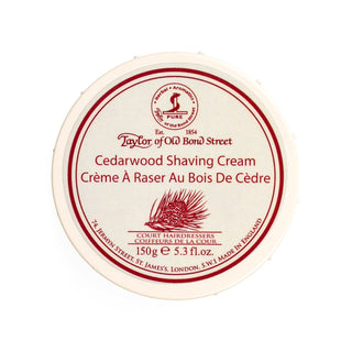 Taylor of Old Bond Street Shaving Cream Bowl, Cedarwood Shaving Cream Taylor of Old Bond Street 