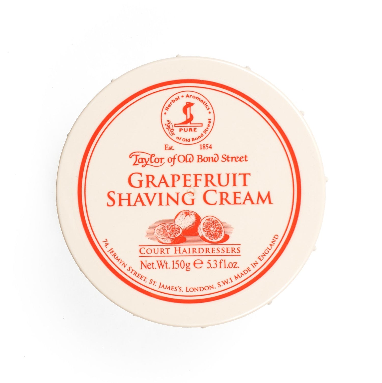 Taylor of Old Bond Street Shaving Cream Bowl, Grapefruit Shaving Cream Taylor of Old Bond Street 