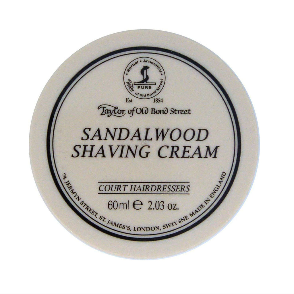Taylor of Old Bond Street Shaving Cream Bowl, Sandalwood Shaving Cream Taylor of Old Bond Street 2 oz (60 g) 