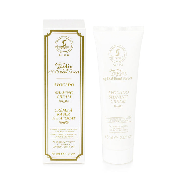 Taylor of Old Bond Street Classic Shaving Cream Travel Tube, Avocado Shaving Cream Taylor of Old Bond Street 