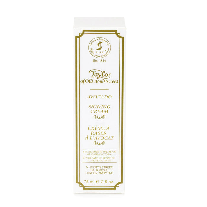 Taylor of Old Bond Street Classic Shaving Cream Travel Tube, Avocado Shaving Cream Taylor of Old Bond Street 