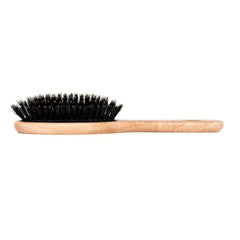 TEK Big Oval Ash Wood Hair Brush with Boar Bristles, Cushion Base Hair Brush TEK 