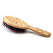 TEK Big Oval Ash Wood Hair Brush with Boar Bristles and Nylon Pins Hair Brush TEK 