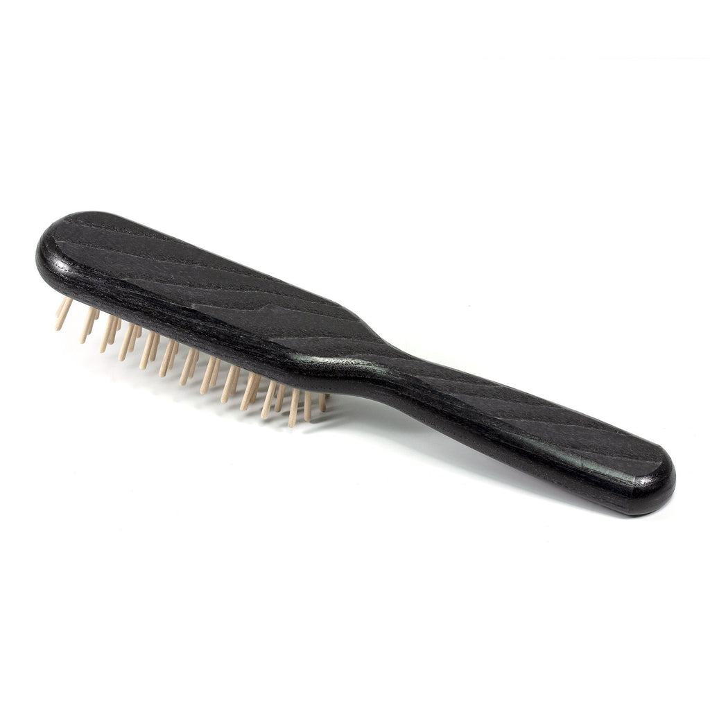 TEK Rectangular Ash Wood Hair Brush with Wooden Bristles Hair Brush TEK 