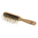 TEK Rectangular Wooden Hair Brush with Extra Long Bamboo Bristles Hair Brush TEK 