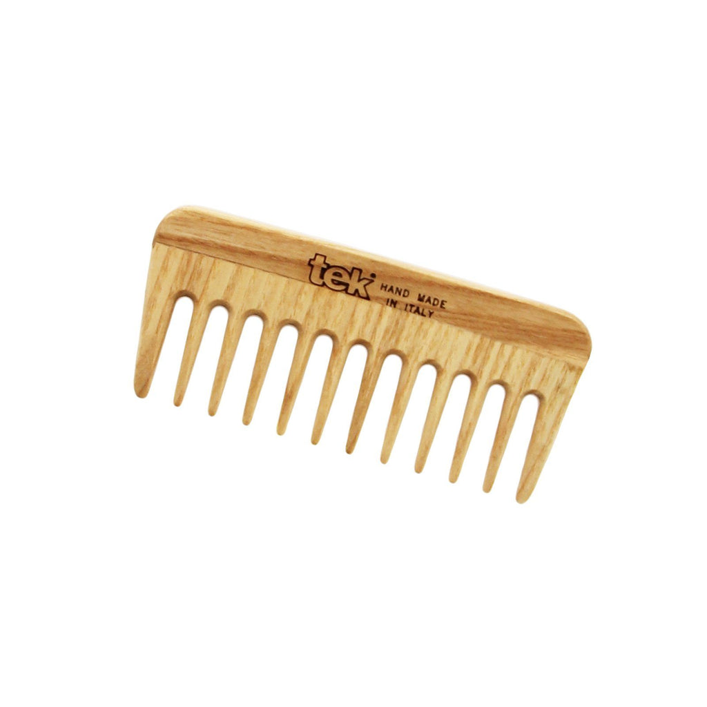 TEK Wide Tooth Wooden Comb Comb TEK Pocket 