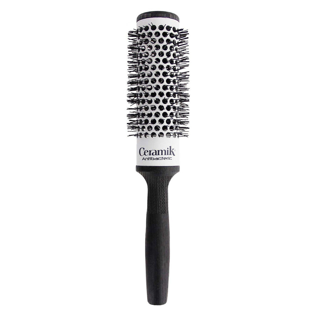 TEK Professional Antibacteric Ceramik Brush, Black Ash Wood Hair Brush TEK 