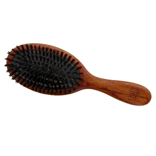 TEK Oval Padouk Wood and Boar Bristles Hair Brush Hair Brush TEK 