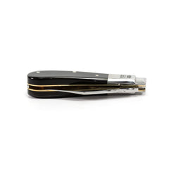 Taylor's Eye Witness Premier Collection Single Blade Barlow Pocket Knife with Worked Back, Buffalo Horn Pocket Knife Taylor's Eye Witness 