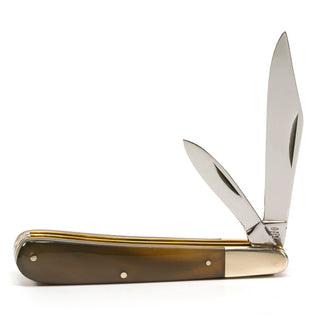 Taylor's Eye Witness Premier Collection Twin Blade Gentleman Clip Point Pocket Knife, Rams Horn Pocket Knife Taylor's Eye Witness 