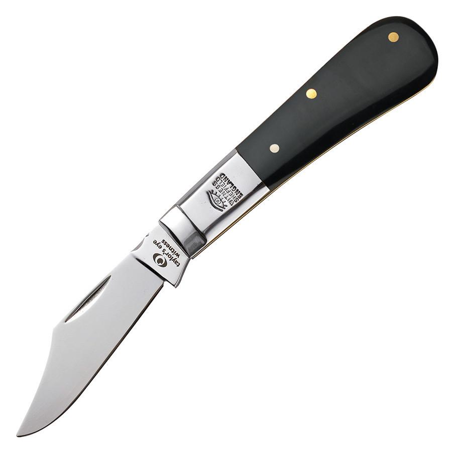 Taylor's Eye Witness Premier Collection Single Blade Barlow Pocket Knife, Buffalo Horn Pocket Knife Taylor's Eye Witness 