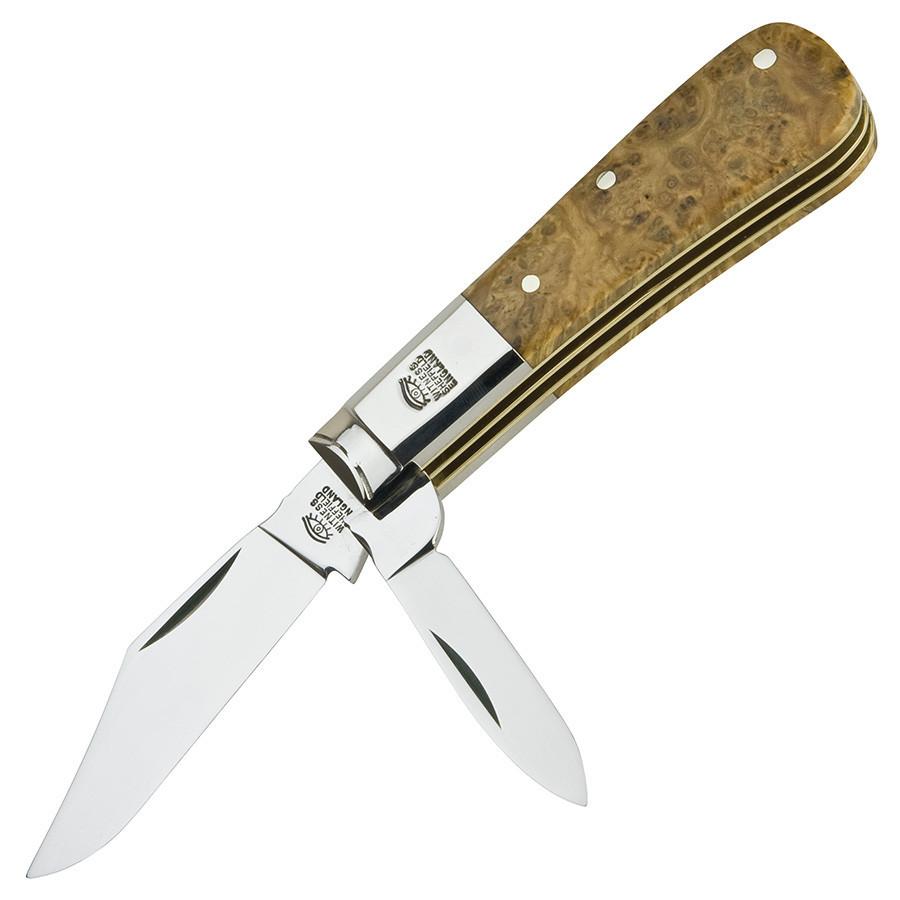 Taylor's Eye Witness Premier Collection Twin Blade Barlow Pocket Knife, Amboyna Burr Pocket Knife Taylor's Eye Witness 