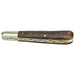 Taylor's Eye Witness Premier Gents Clip Point Knife with Worked Back, Ironwood Pocket Knife Taylor's Eye Witness 
