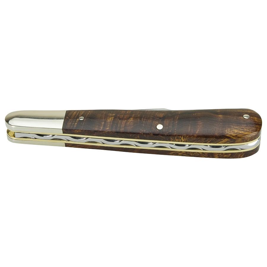 Taylor's Eye Witness Premier Gents Clip Point Knife with Worked Back, Ironwood Pocket Knife Taylor's Eye Witness 