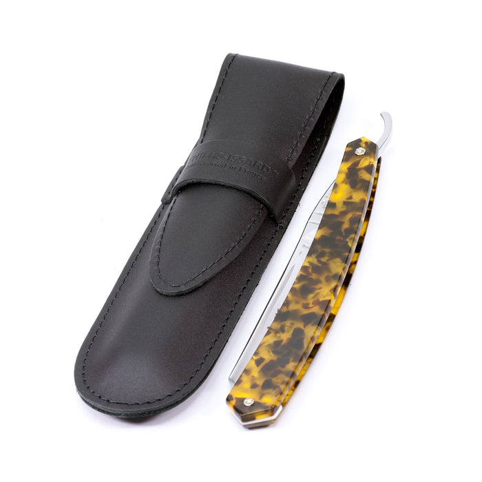 Thiers Issard Eagle Black Singing Straight Razor 5/8", Faux Tortoise Scales Straight Razor Thiers Issard 